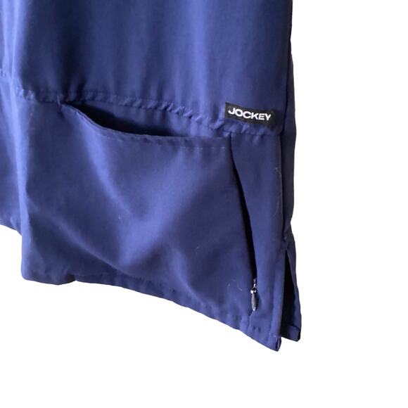 Jockey Scrub Top Zip Side Pockets Size S - Picture 3 of 6